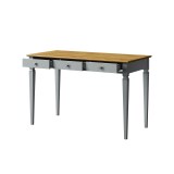 Стол письменный Ольса-С 003 серый №7042 + антик №24 - картинка 4