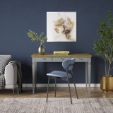 Стол письменный Ольса-С 003 серый №7042 + антик №24 - картинка 5