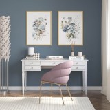 Стол письменный Ольса-С 005 белый лак - картинка 5