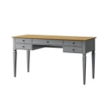 Стол письменный Ольса-С 005 серый №7042 + антик №24 - картинка 3