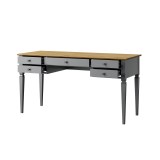 Стол письменный Ольса-С 005 серый №7042 + антик №24 - картинка 4