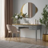 Стол письменный Ольса-С 005 серый №7042 + антик №24 - картинка 5