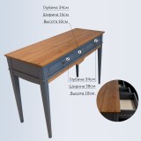 Стол туалетный 120 Пенни белый воск/антик 24 картинка 11 Стол туалетный 120 Пенни белый воск/антик 24 картинка 11