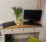 Стол туалетный 120 Пенни белый воск/антик 24 картинка 6 Стол туалетный 120 Пенни белый воск/антик 24 картинка 6