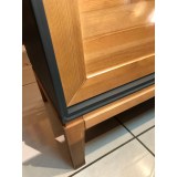Тумба 22 Гранада серый 7016/ антик 24 картинка 4
