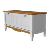 Тумба для обуви Пенни белый воск/антик 24 картинка 1