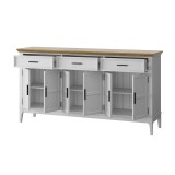 Тумба Квадро-С 063Ф Белый лак + антик №24 картинка 5