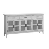 Тумба Квадро-С 063Ф Белый лак  картинка 1