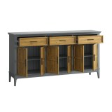 Тумба Квадро-С 063Ф Серый №7042 + антик №24 картинка 4