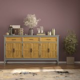 Тумба Квадро-С 063Ф Серый №7042 + антик №24 картинка 6