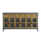 Тумба Квадро-С 063С Серый №7042 + антик №24 картинка 2 Тумба Квадро-С 063С Серый №7042 + антик №24 картинка 2