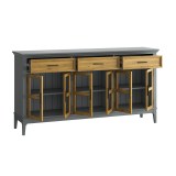 Тумба Квадро-С 063С Серый №7042 + антик №24 картинка 4 Тумба Квадро-С 063С Серый №7042 + антик №24 картинка 4