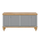 Тумба под обувь Рандеву-10 серый №7042 + антик №24 - картинка 3