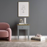 Тумба прикроватная Ольса-С 01 серый №7042 + антик №24 картинка 6 Тумба прикроватная Ольса-С 01 серый №7042 + антик №24 картинка 6