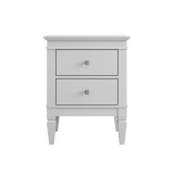 Тумба прикроватная Ольса-С 02 Белый лак картинка 2 Тумба прикроватная Ольса-С 02 Белый лак картинка 2