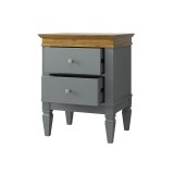 Тумба прикроватная Ольса-С 02 серый №7042 + антик №24 картинка 5 Тумба прикроватная Ольса-С 02 серый №7042 + антик №24 картинка 5