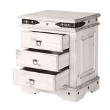 Тумба прикроватная Викинг 02  БЕЛЫЙ ВОСК картинка 3