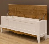 Тумба (сундук) V2 Пенни белый воск/антик 24 картинка 8