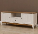 Тумба ТВ 1600 Пенни белый воск/антик 24 картинка 2