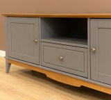 Тумба ТВ 1600 Пенни серый 7046/антик 24 картинка 6