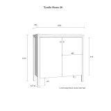 Тумба Вояж-20 размеры