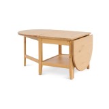 ВУХТЫМ Журнальный стол 140х65х52 светло-коричневый картинка 1
