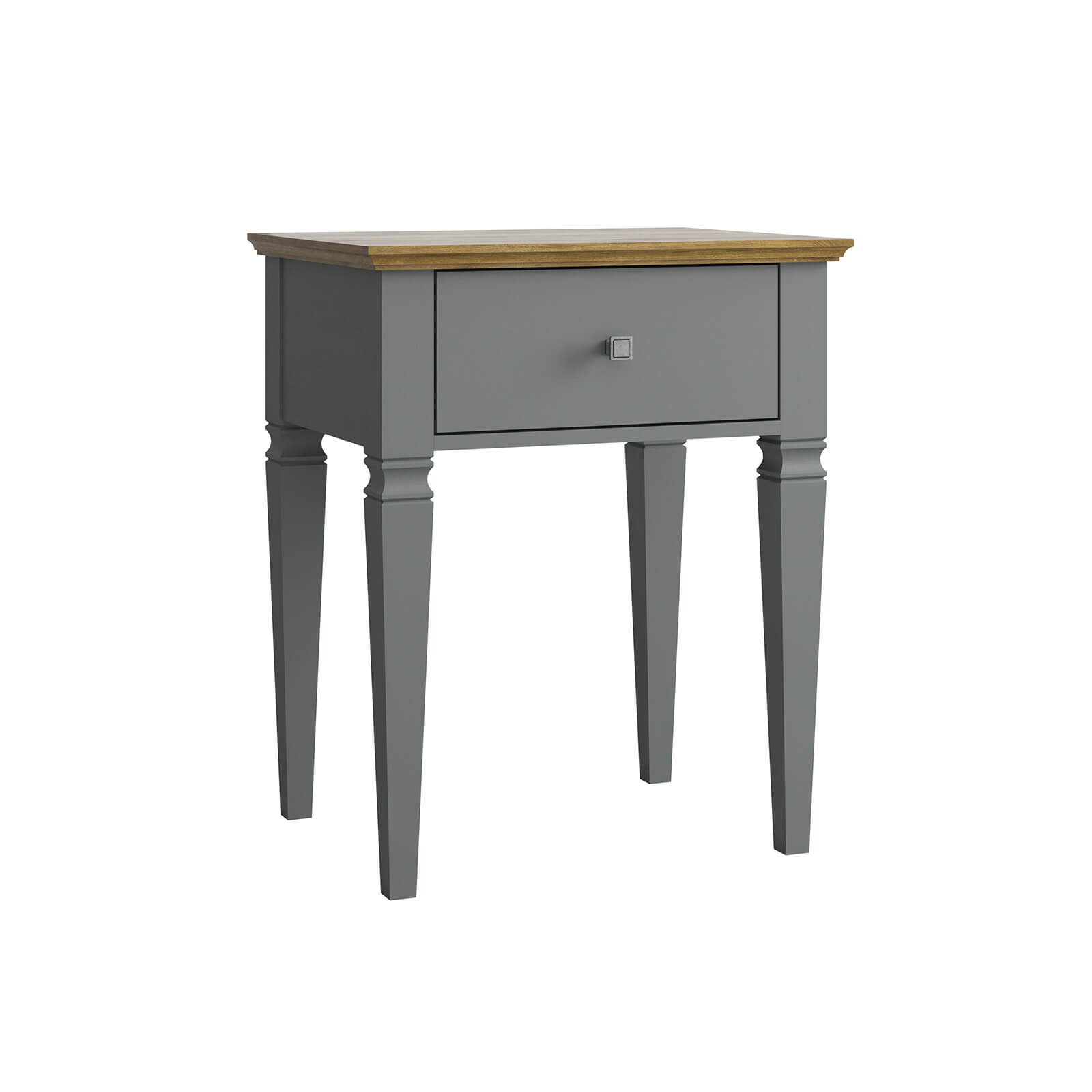 Тумба прикроватная Ольса-С 01 серый №7042 + антик №24 купить в Москве Тумба прикроватная Ольса-С 01 серый №7042 + антик №24 картинка 1