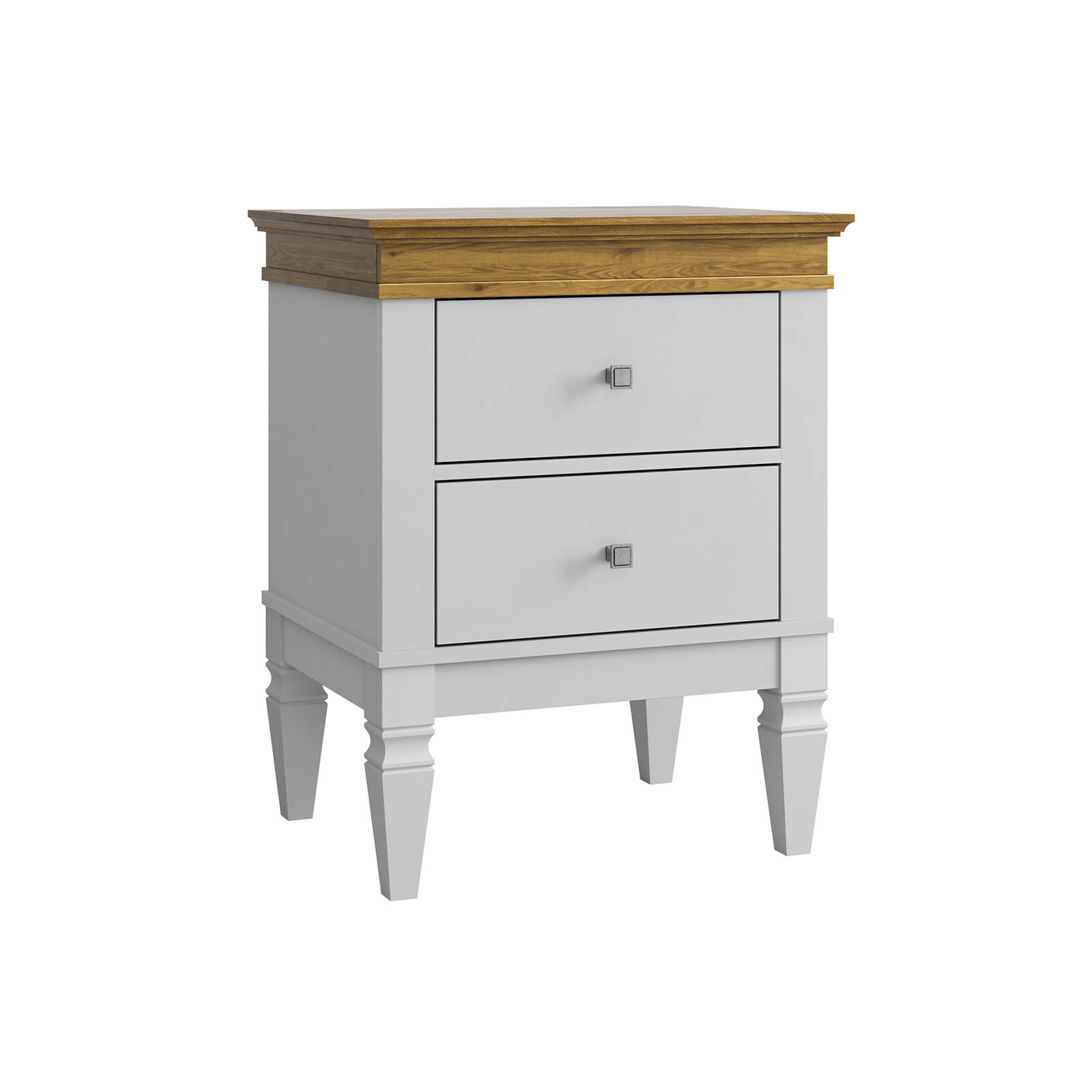 Тумба прикроватная Ольса-С 02 Белый лак + антик №24 купить в Москве Тумба прикроватная Ольса-С 02 Белый лак + антик №24 картинка 1